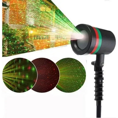 Proyector De Navidad Para Exteriores Con Luces Láser Led Variado
