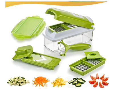 Cortador de verduras para verduras y frutas, rallador, picador