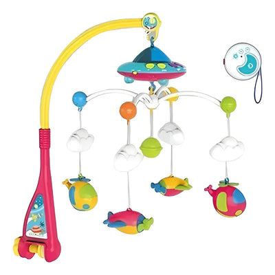 Movil Musical Cuna Para Bebe Proyector Y Control Remoto