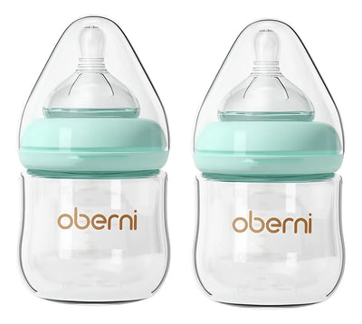 Oberni Biberones De Cristal Biberón Anticólico Para