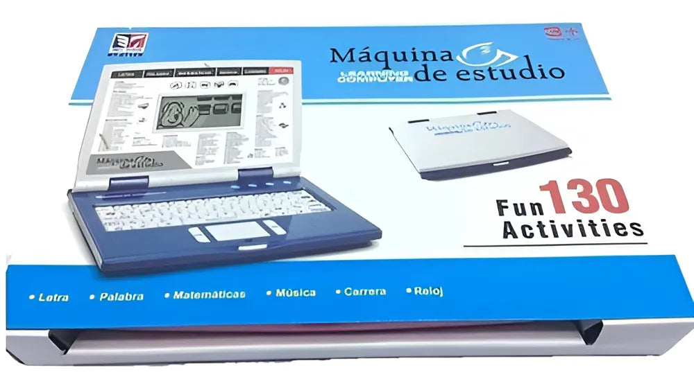 Computadora Didáctica Bei Tian BT-271ES Azul 130 Funciones Infantil