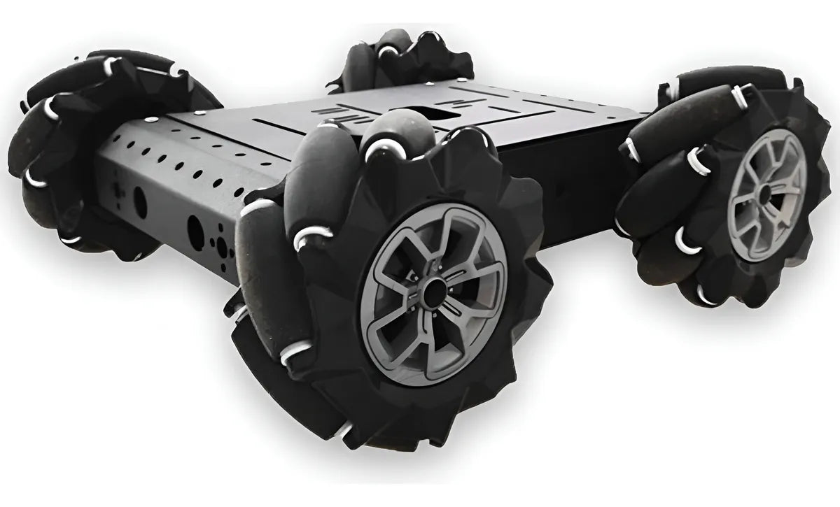 Chasis Robot Car 4wd Omni-direccional Rueda Mecanum 9.6cm Mo Color