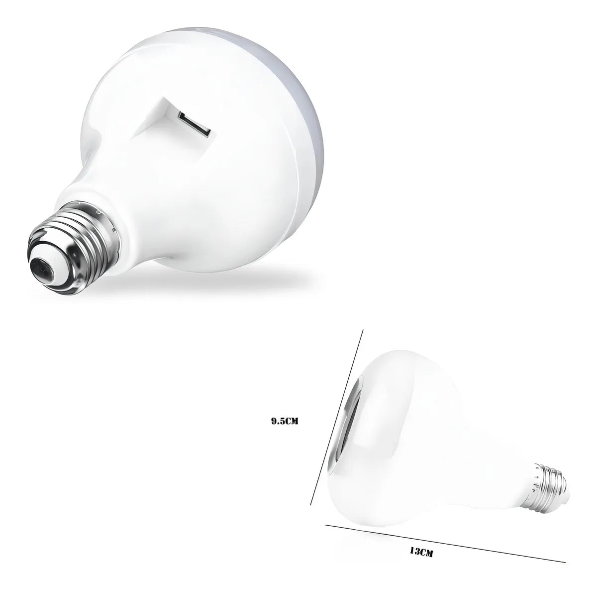 Bombillo Parlante Con Bluetooth Multicolores Súper Oferta. Color Blanco