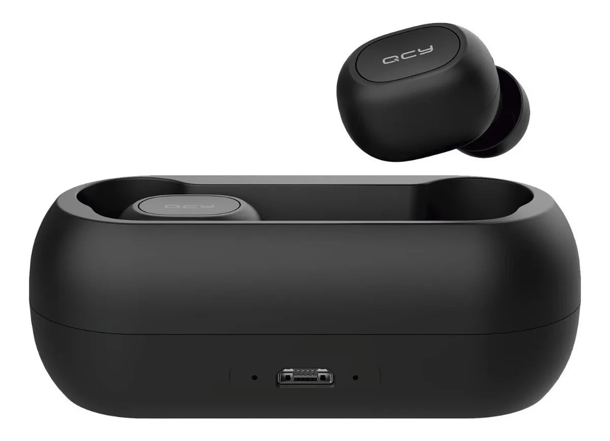 Audífonos In Ear Inalámbricos QCY T1C Auriculares Bluetooth 5.1 con Manos Libres 20 Horas Sonido Personalizado via App Diseño Ultraportátil Color Negro