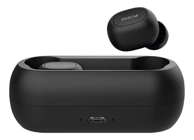 Audífonos In Ear Inalámbricos QCY T1C Auriculares Bluetooth 5.1 con Manos Libres 20 Horas Sonido Personalizado via App Diseño Ultraportátil Color Negro