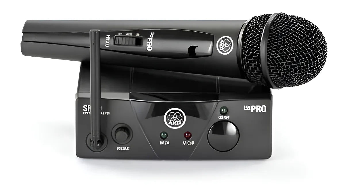 Micrófono AKG WMS40 Mini Vocal Set Dinámico Cardioide color negroS