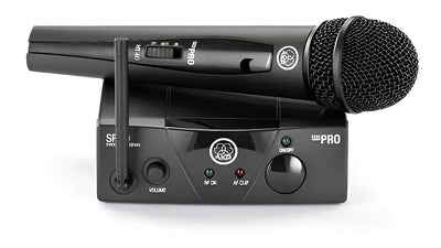 Micrófono AKG WMS40 Mini Vocal Set Dinámico Cardioide color negroS