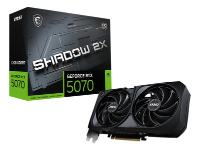 Placa De Video Geforce Rtx 5070 12gb Msi Shadow 2x Oc