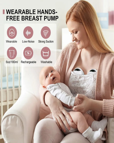 Baemee Extractor De Leche Manos Libres, Bomba De Lactancia M