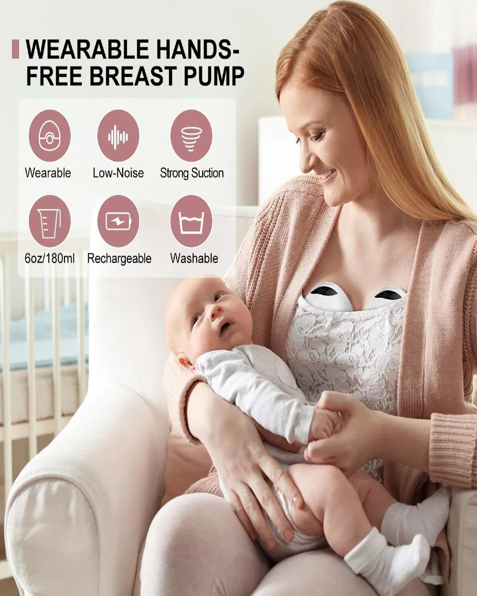Baemee Extractor De Leche Manos Libres, Bomba De Lactancia M