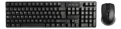 Combo Inalámbrico Teclado + Mouse Tj-808 Color Negro