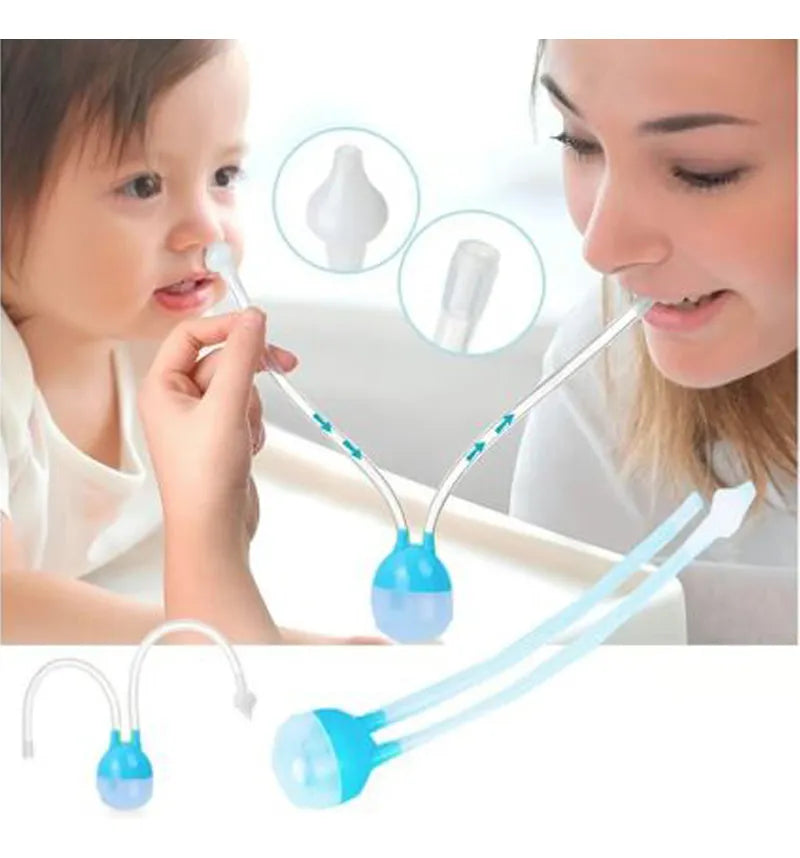 Aspirador Nasal O Saca Mocos Para Bebe Rosado