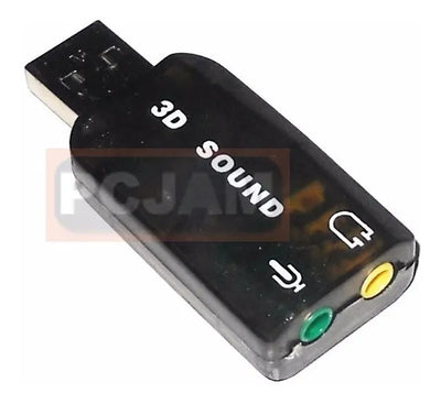 Tarjeta De Audio Externa 3d Virtual 5.1 Usb