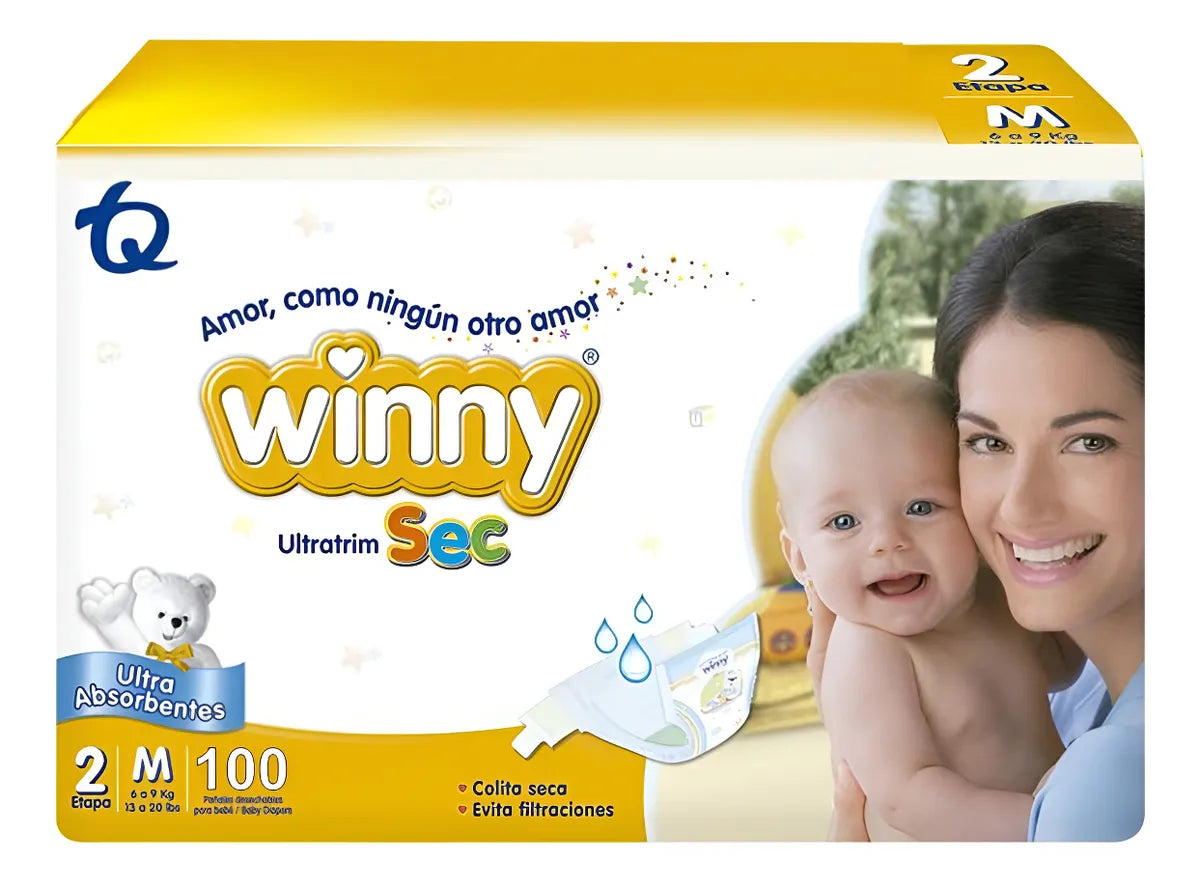 Pañal Winny Etapa 2 X100 Grande (g)
