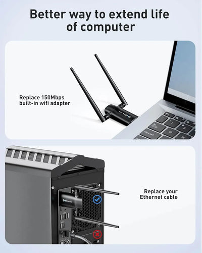 Adaptador Wifi Usb Inalámbrico 1200mbps - Rendimiento