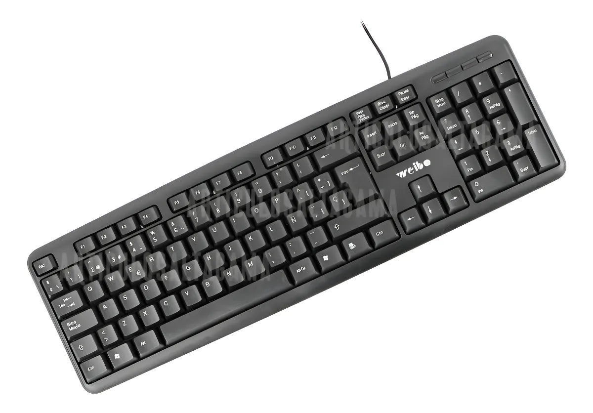 Teclado Alambrico Fc-530 Usb Español Qwerty Resistente Agua
