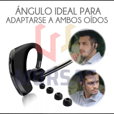 Manos Libres V8 Audífonos Especiales Conductor Carro / Moto Negro