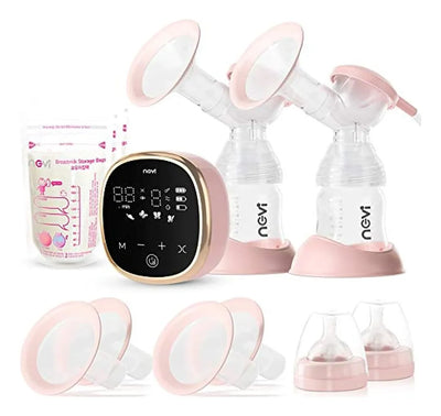 Extractores De Leche Eléctricos Dobles Ncvi portátil 4 modos y 9 niveles