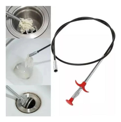 Sonda Destapa Cañería 160 Cm Lavamanos, Baños, Tinas, Duchas