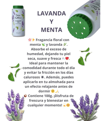 Set X2 Talcos Para Cuerpo Perfumados Lavanda Y Floral