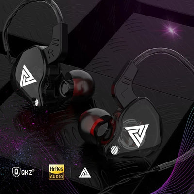 Fone de ouvido in-ear sem fio QKZ Audio AK6 AK6 negro