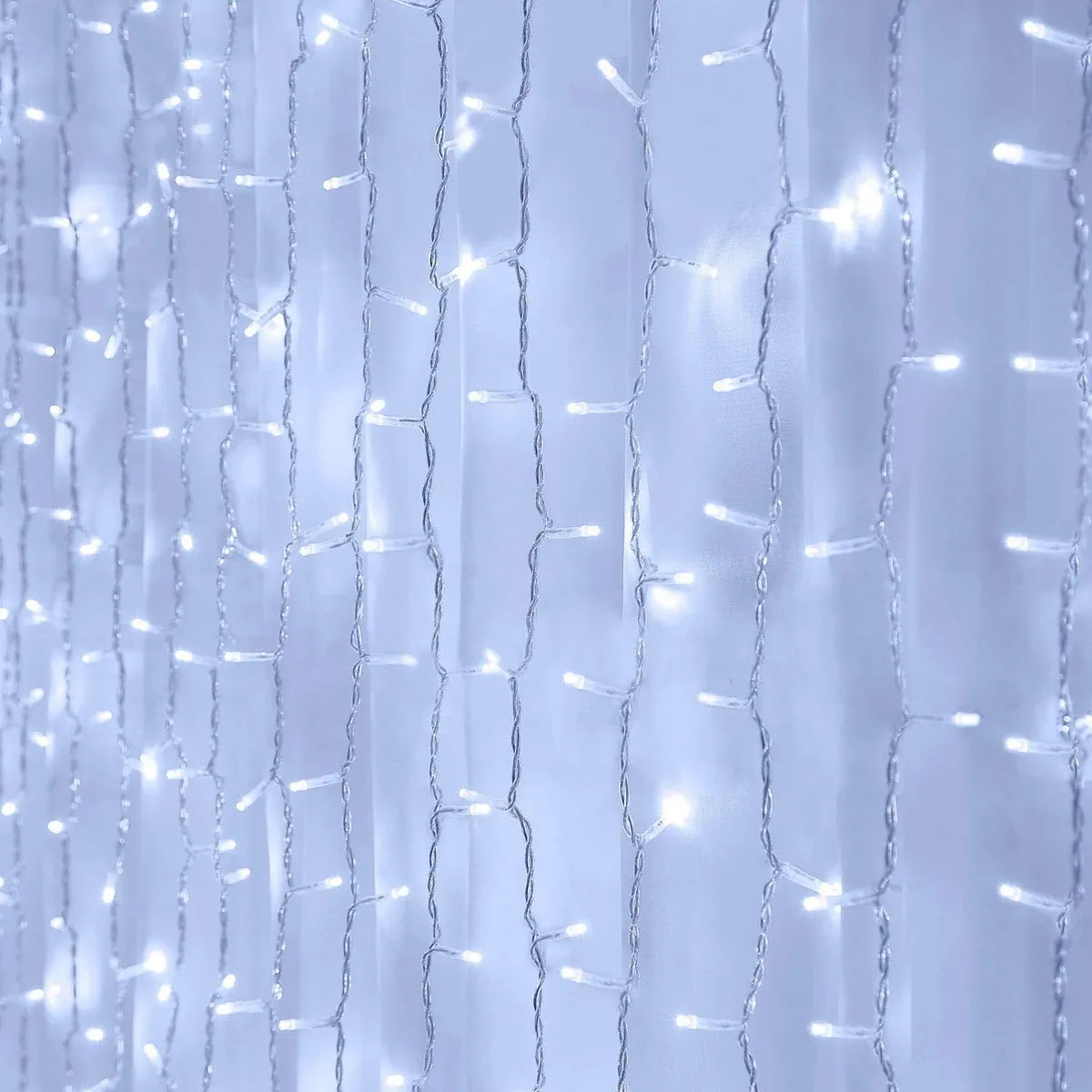 Luces Navidenas Led De Cortina, 200 Luces, Impermeables