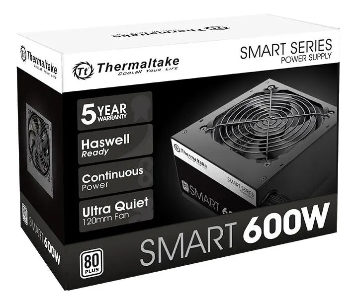 Fuente de poder para PC Thermaltake Smart SPD-0600 600W negra