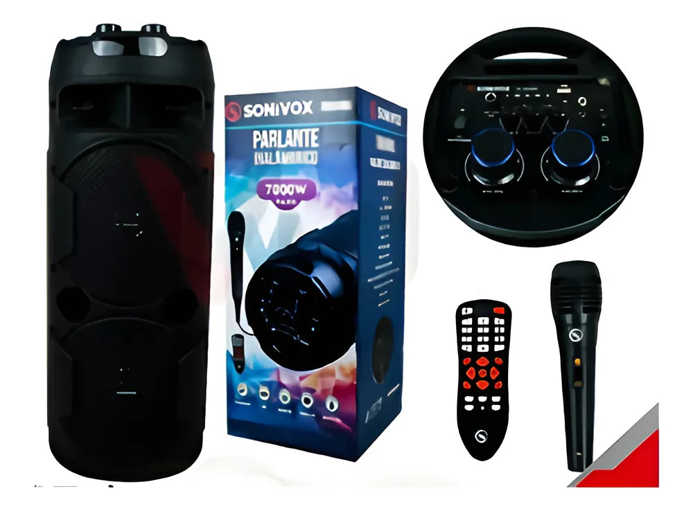 Parlante Profesional Torre De Sonido Bt Sonivox Vs-ss2590 Color Negro 110V/220V