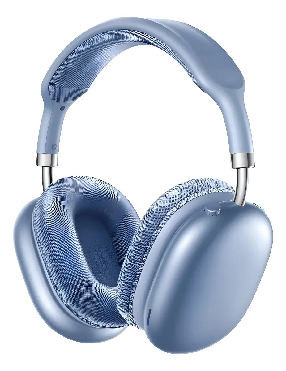 Audífonos Diadema Movisun Cuadrada K22 Color Azul
