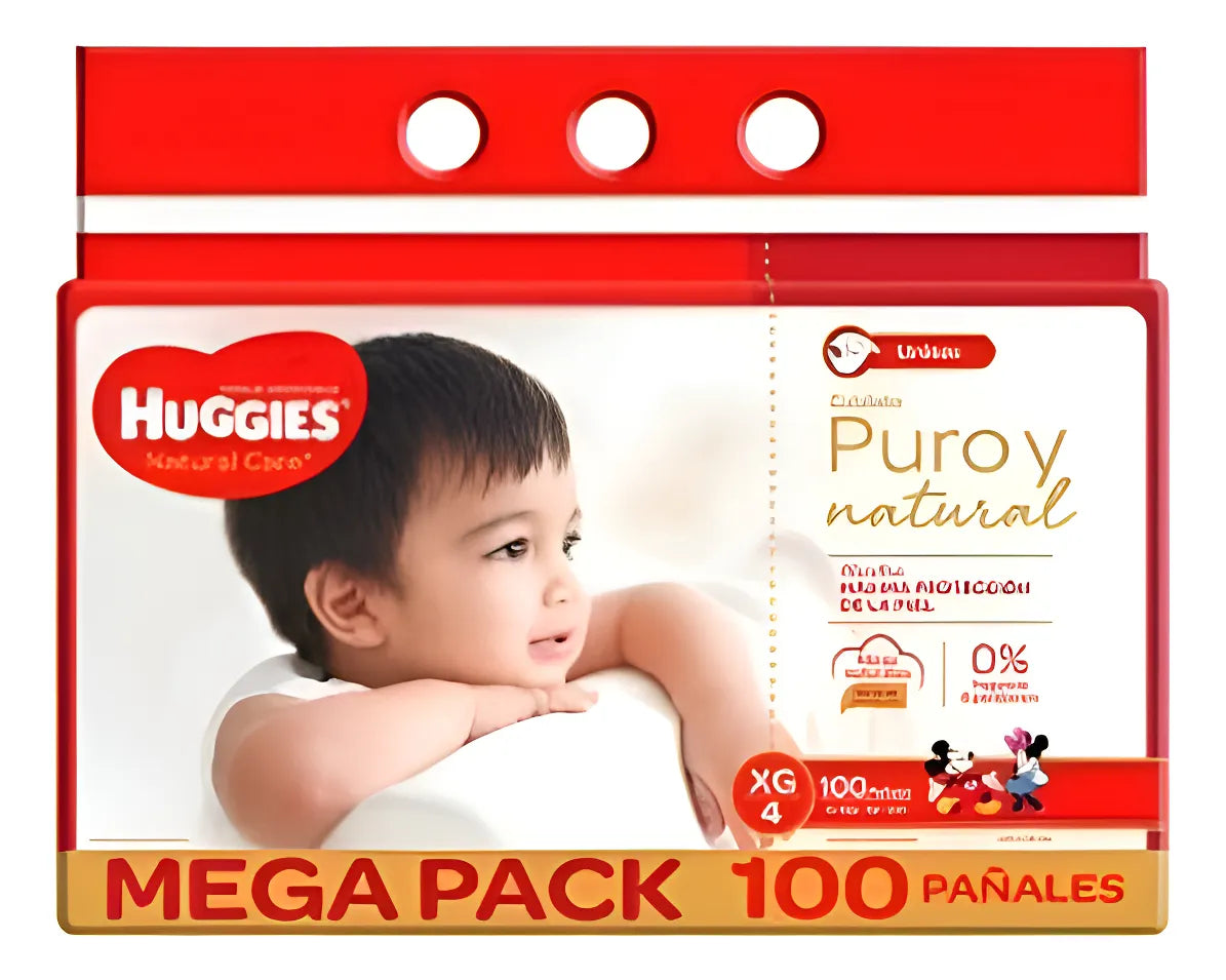 Pañales Huggies Etapa 4/xg 100 Unidades Unidad A $905 Extra Grande (xg) Sin Género