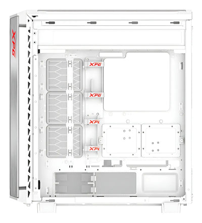 Xpg Gabinete Gamer Battlecruiser Ii St E-atx 4 Fan Argb Cristal Templado Blanco Battlecruiseriist-whcww