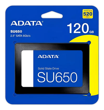 Unidad De Estado Sólido Adata Su650 Suprema 520mb/s De 120gb Azul