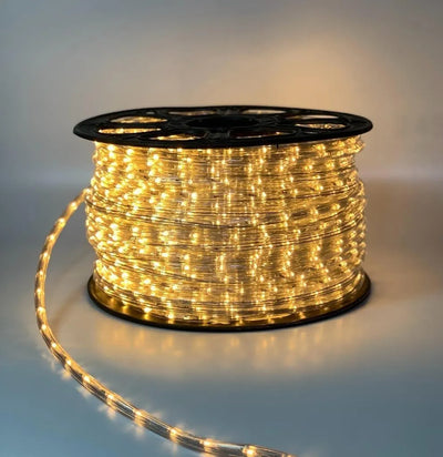 Manguera Led 3 Vias Luces Navideñas 20mt Blanco Cálido