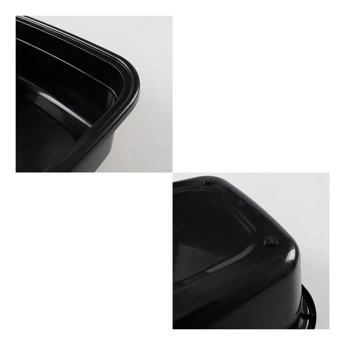 Vababa Paquete De 3 Baneras Grandes Color Negro, Lavabo De 1