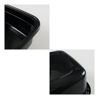 Vababa Paquete De 3 Baneras Grandes Color Negro, Lavabo De 1