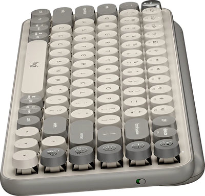 Teclado Mecánico Inalámbrico Logitech Pop Keys Mist Español! Color Del Teclado Beige Idioma Español Latinoamérica