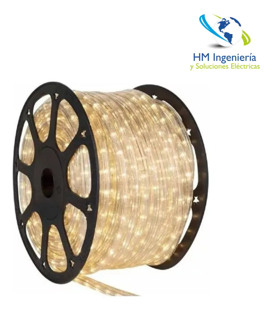 Manguera Navideña Tipo Led Multicolores X 100 Metros Multicolor