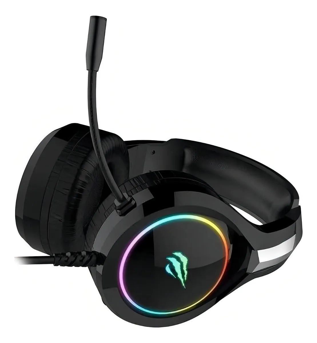 Auriculares gamer Havit Gamer H2232D H2232D negro con luz LED
