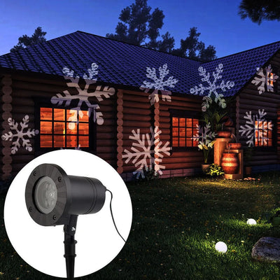 Proyector Luces Navideñas Led Unbrand Copos De