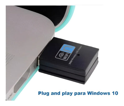 Adaptador De Wifi C/ Antena Interna Wireless Usb 2.0 300mbps