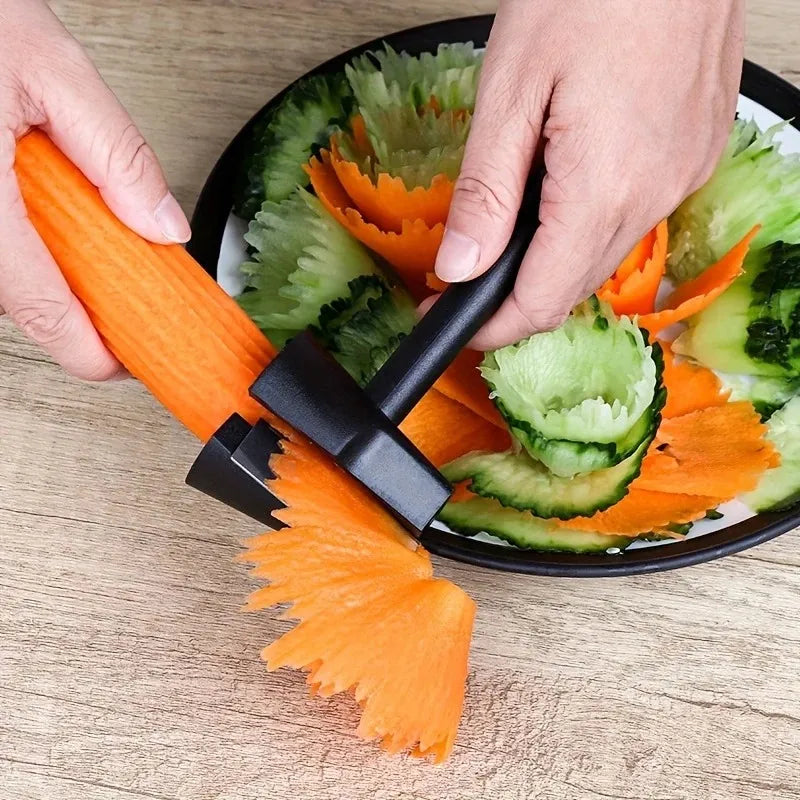 Cortador Espiral Frutas Zanahorias Rábanos Papas Negro