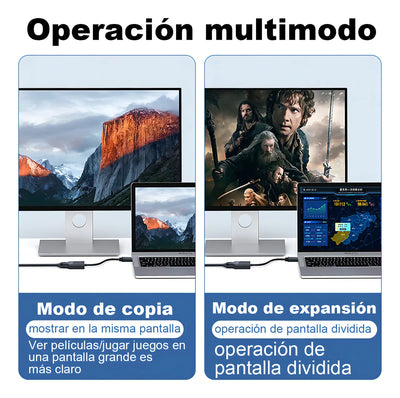 Cable Adaptador HDMI a VGA Gomita 1080p con Audio Xbox PS TV PC