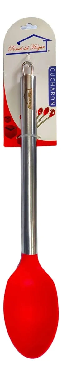 Utensilio De Cocina Cuchara En Silicona Rojo