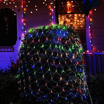 Red De Luces Led Navideñas 12 X 5' Multicolor Para