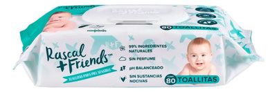 Set de Pañitos Humedos Rascals 720 Unidades - 9 Paquetes