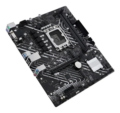 Motherboard Asus Prime H610m-e D4 Intel S1700 Ddr4 Acuario Color Negro
