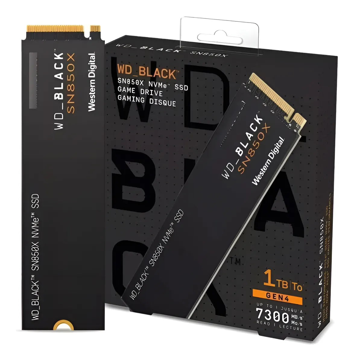 Disco De Estado Solido M.2 Wester Digital Sn850x 1 Tb Black Negro