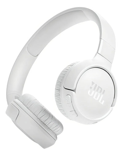 Audifonos Jbl Tune 520 Bt Bluetooth On Ear Color Blanco Luz Rojo