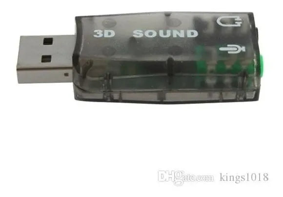 Tarjeta De Audio Externa 3d Virtual 5.1 Usb