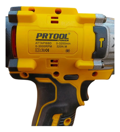 Combo Taladro Inalámbrico 128v Y Pistola Impacto 1/2 Amarill Amarillo